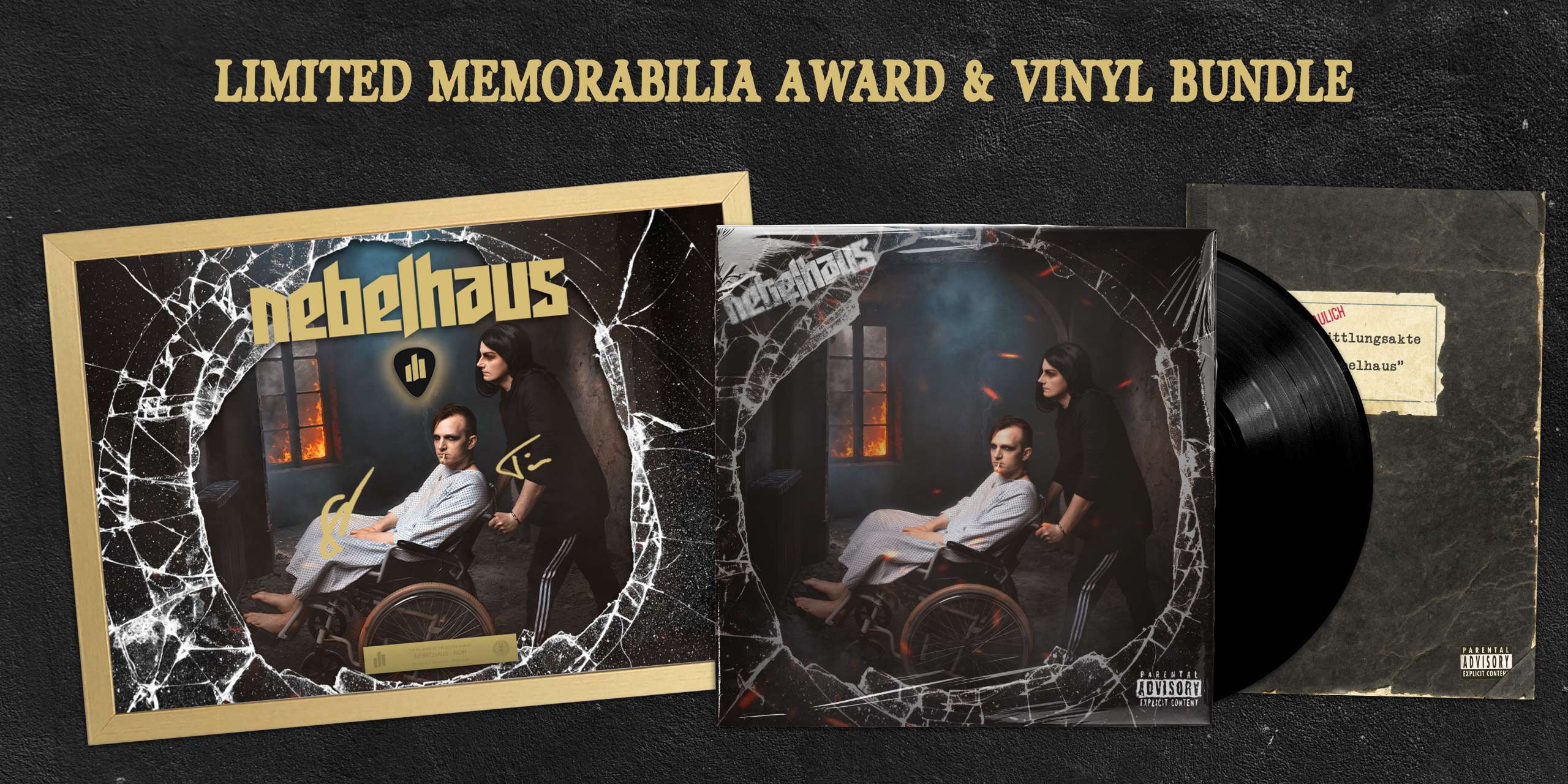 Nebelhaus NDH Vinyl Premium Bundle Gold Memorabilia Award